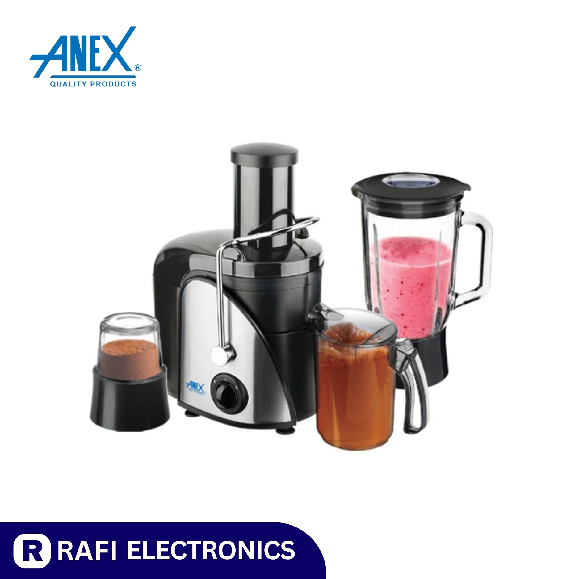 Anex AG-181 Deluxe Juicer Blender Grinder