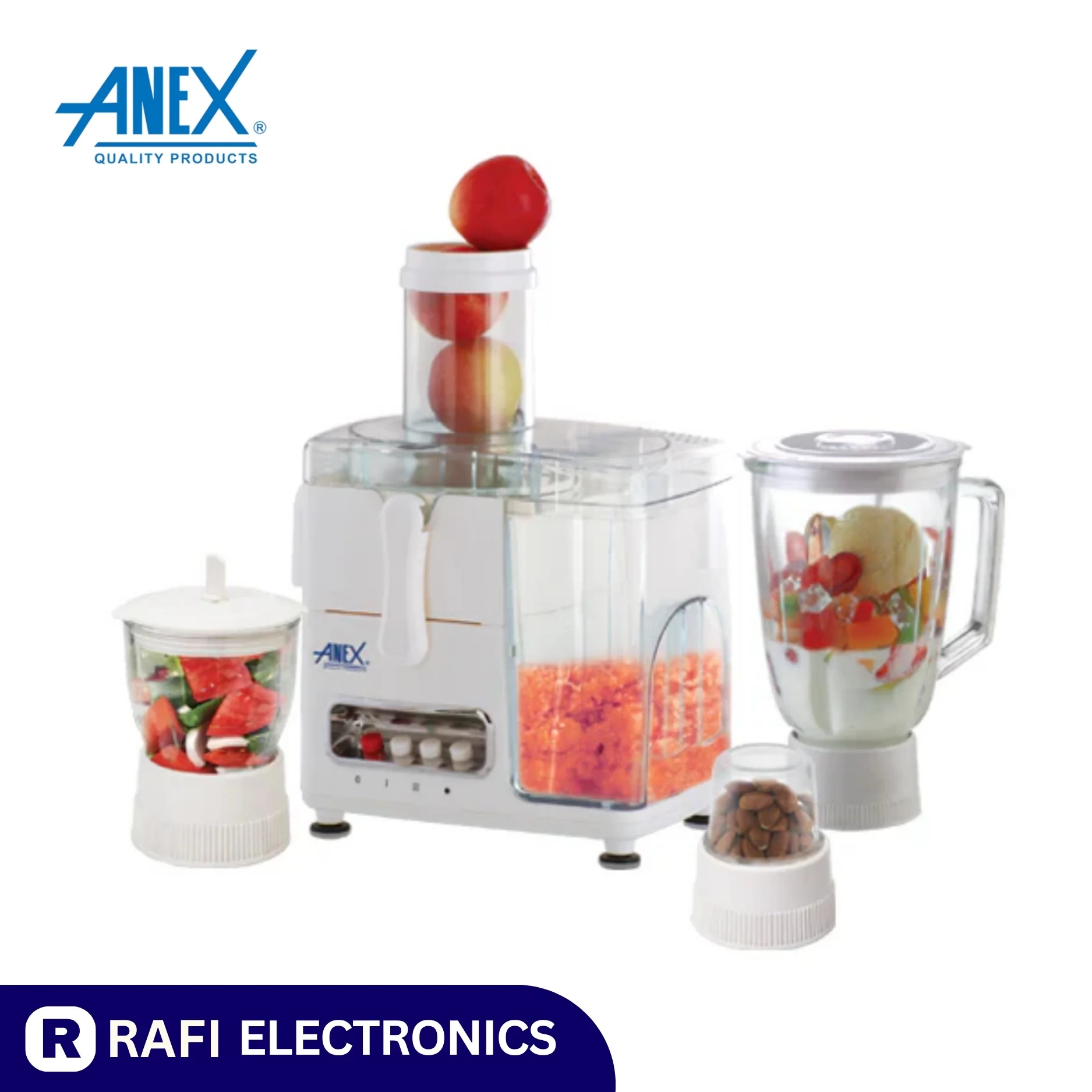 Anex AG-184GL Deluxe Juicer Blender Grinder