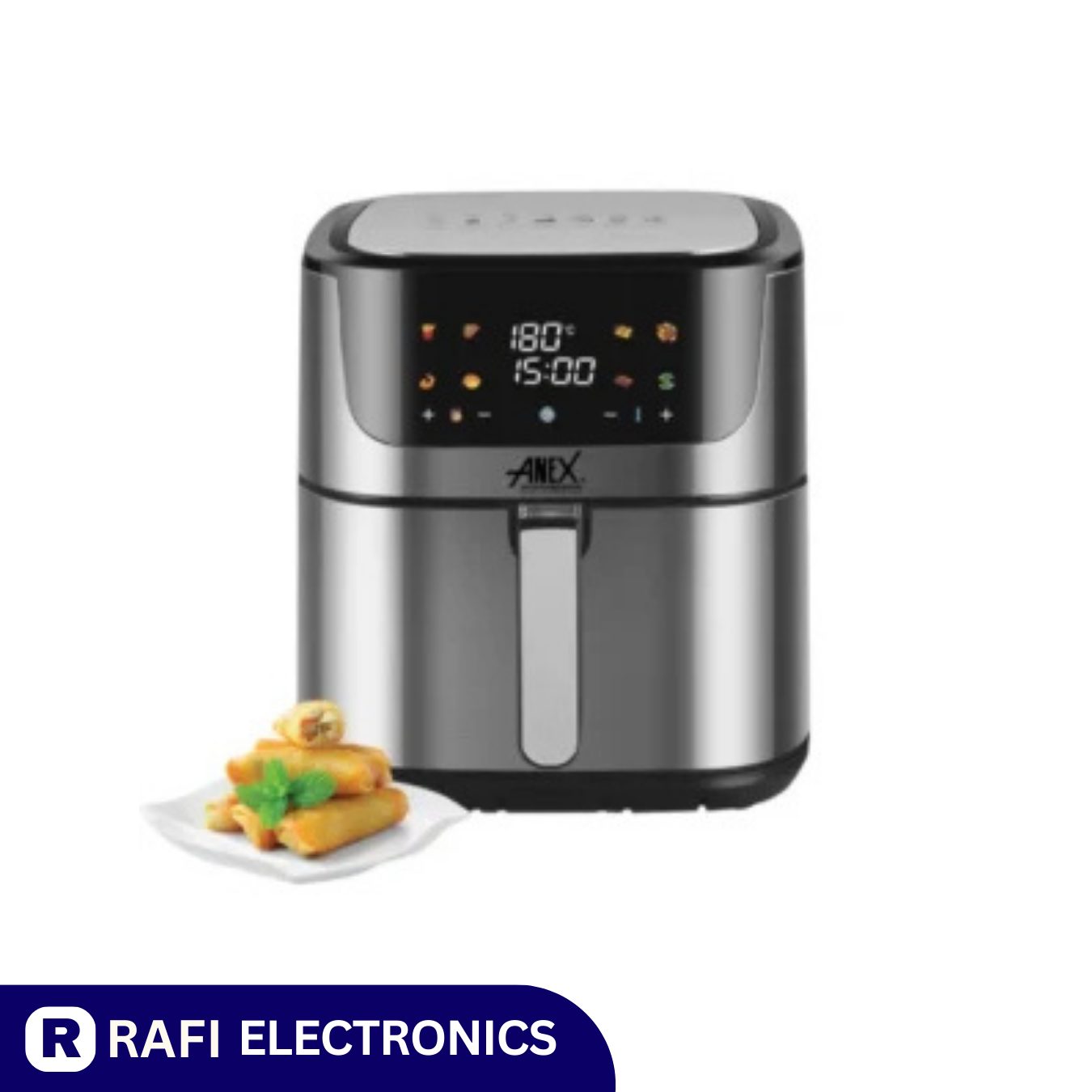 Anex AG-2025 Digital Air Fryer, 8 Ltr, 2000W, Touch control panel