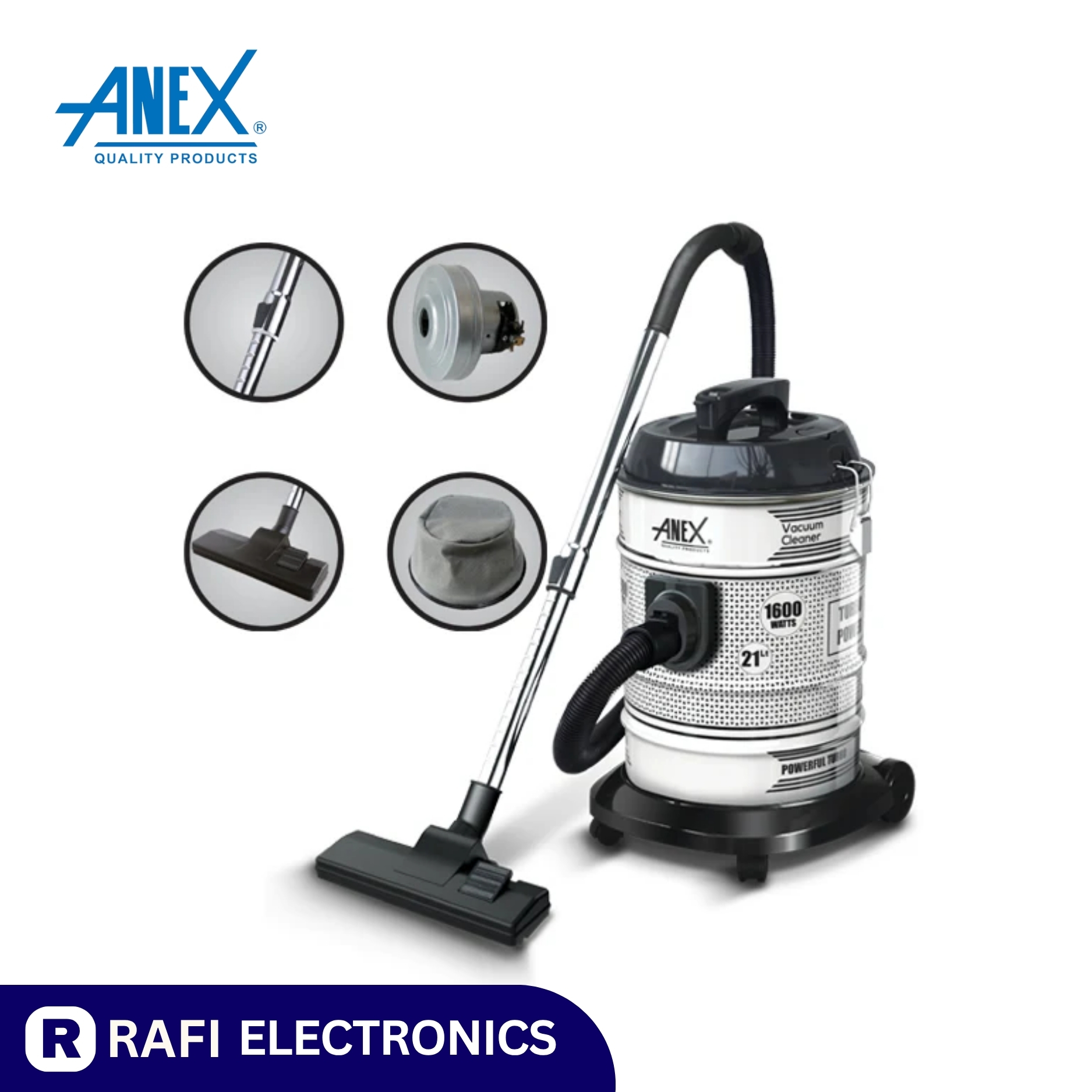 Anex AG-2199 Deluxe Vacuum Cleaner