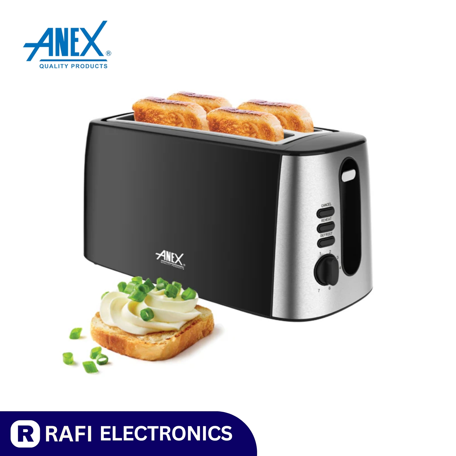 Anex AG-3007 Deluxe 4 Slice Toaster