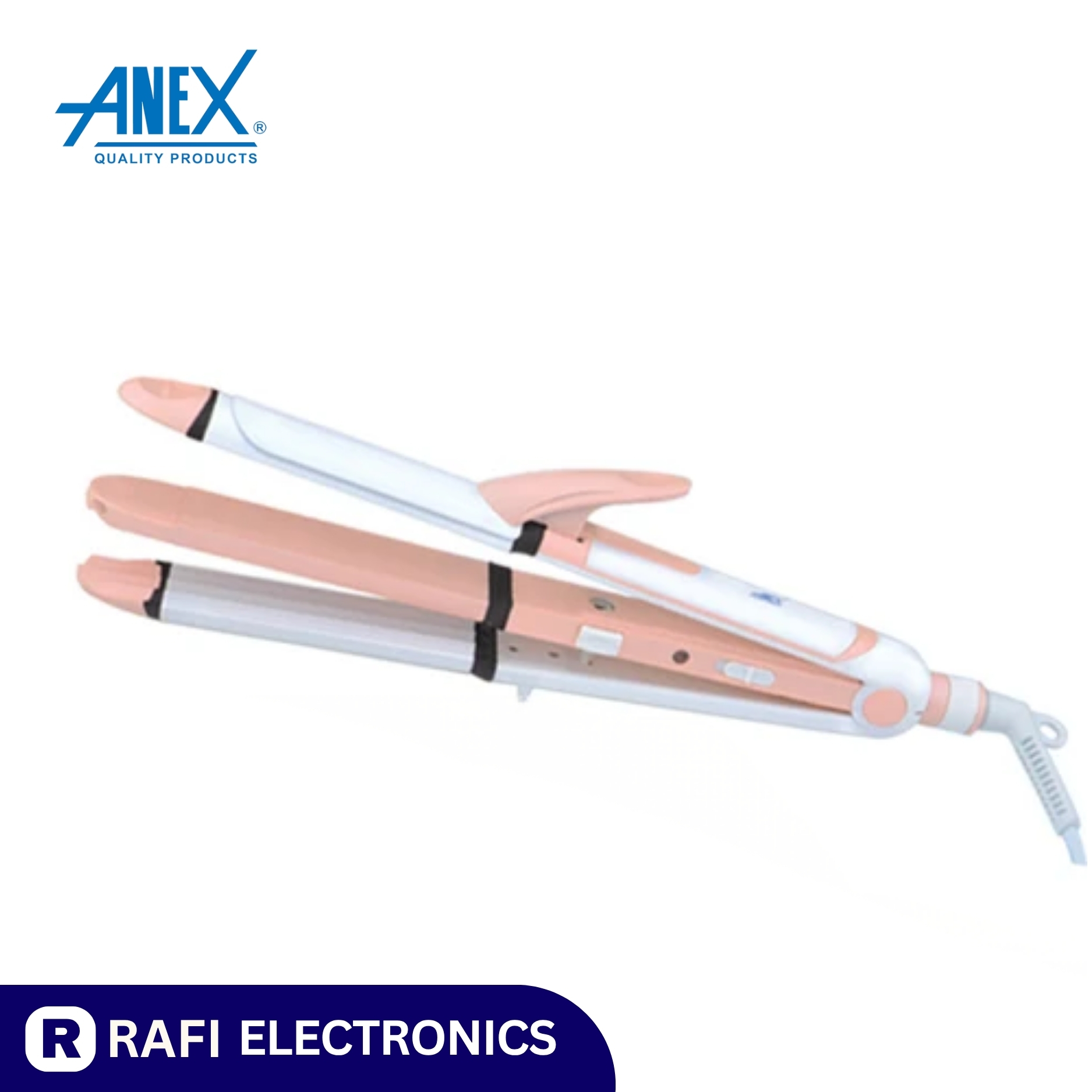 Anex AG-7038 Deluxe Hair Curler & Straightener