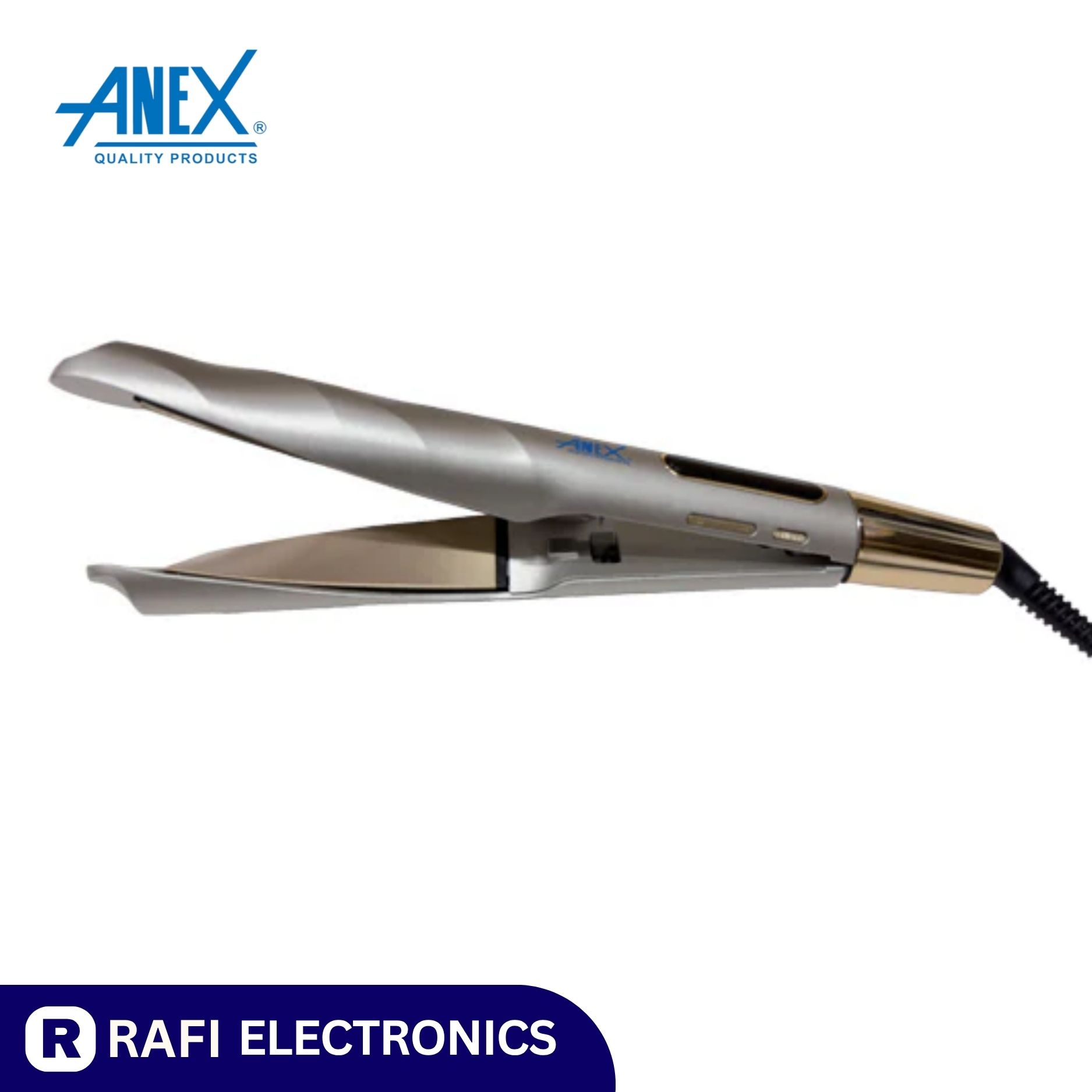 Anex AG-7042 Deluxe Hair Straightener & Curler