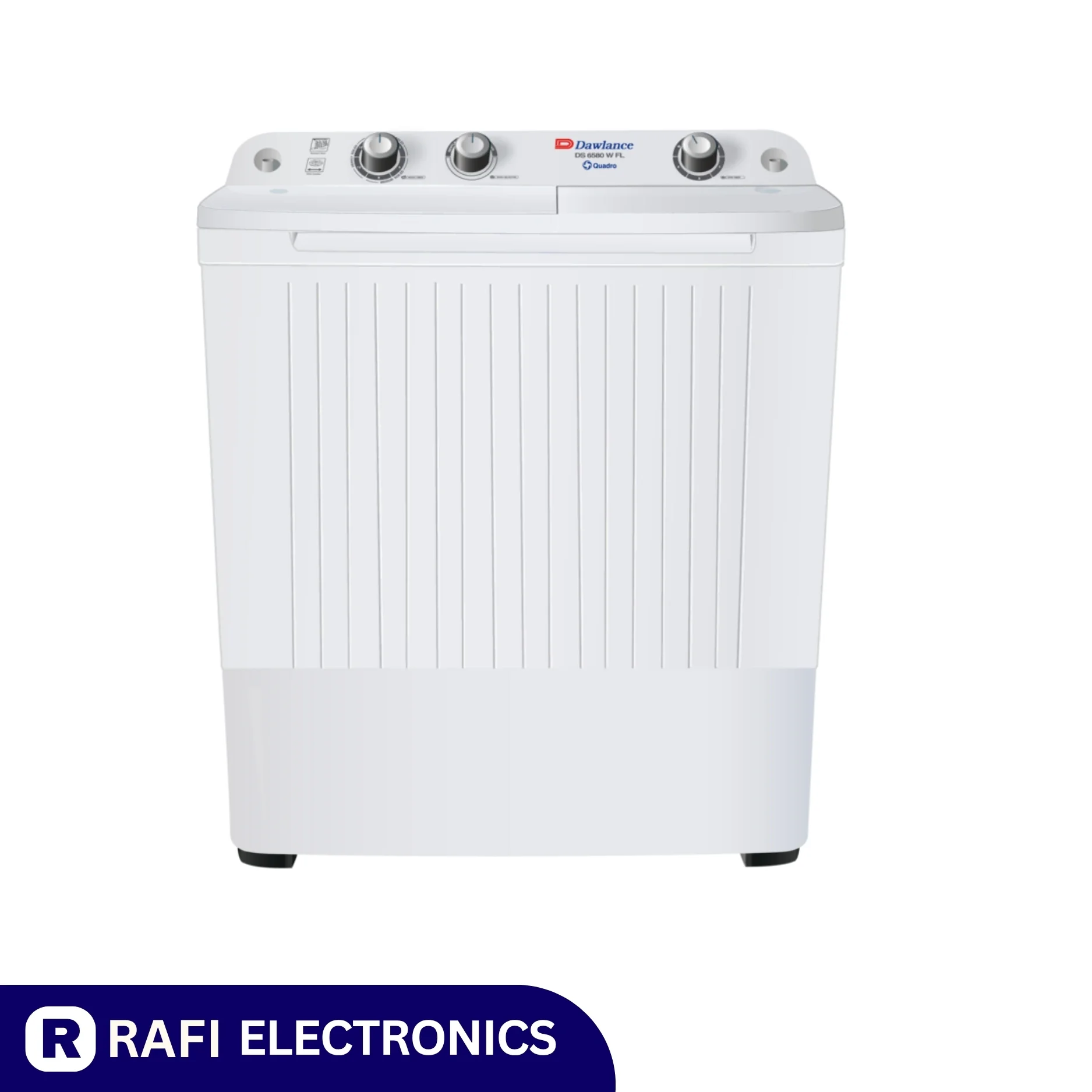 Dawlance DW 6580 White Twin Tub Washing Machine