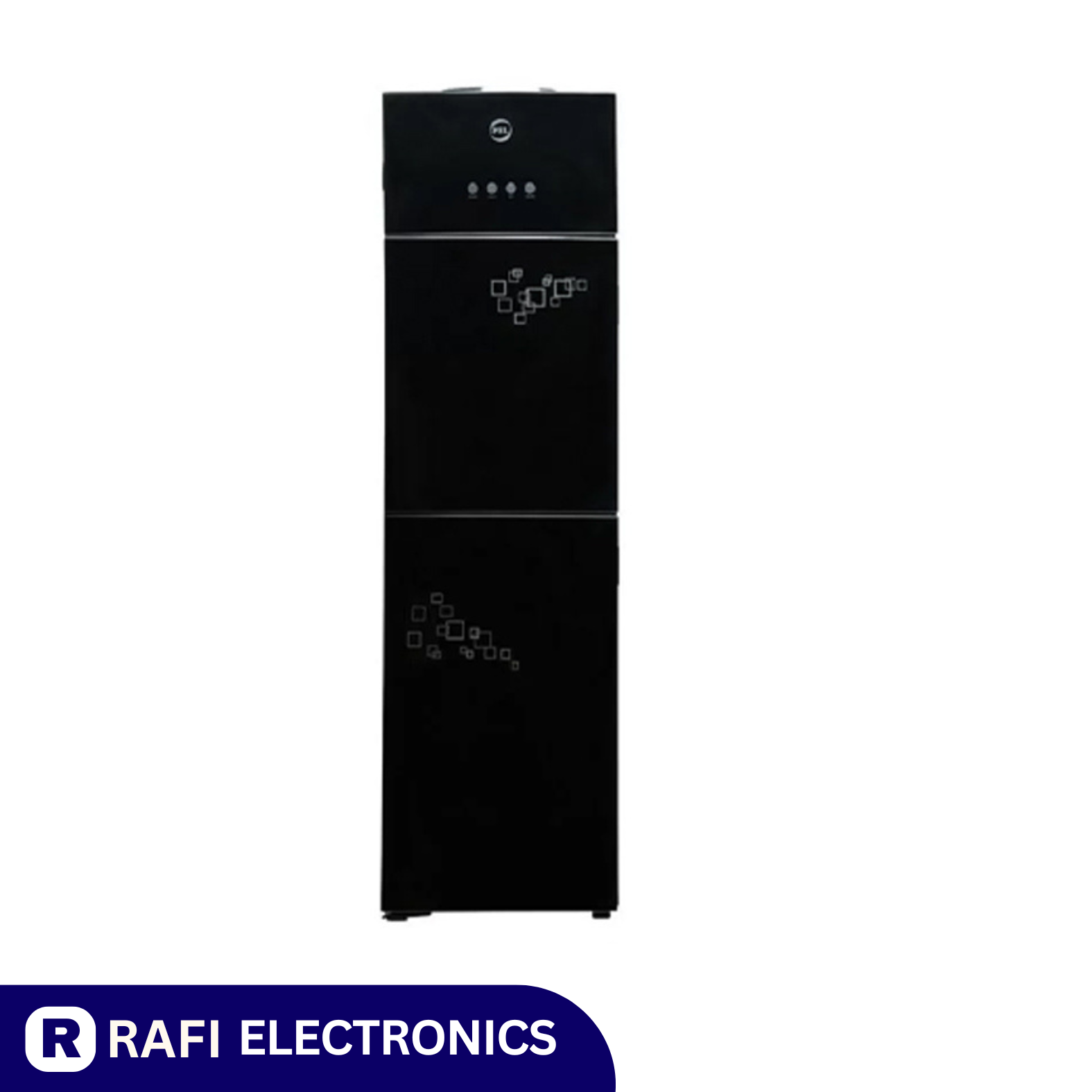 PEL PCWD 525 PB/RB/PMI Curved Glass Door Water Dispenser