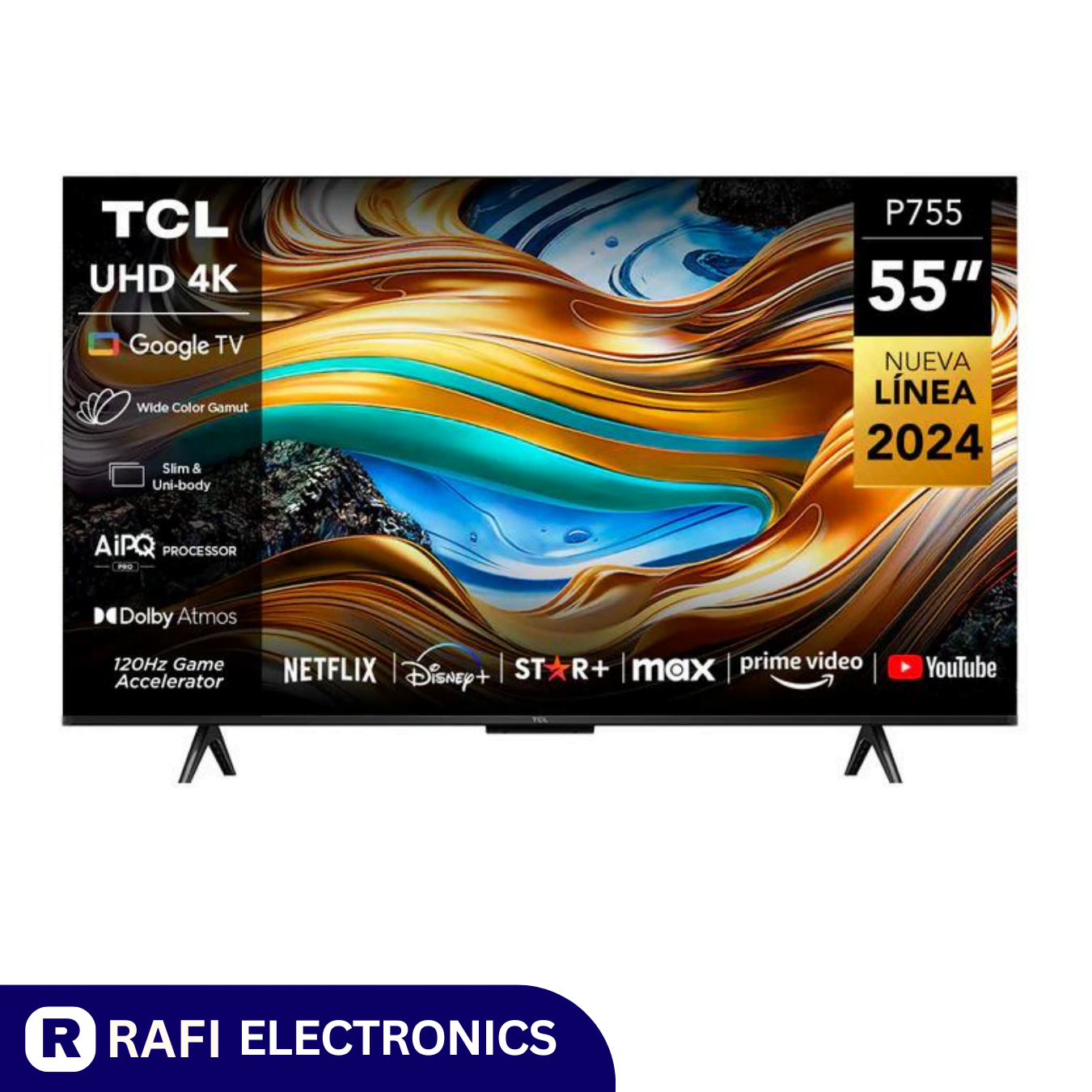 TCL 55 INCH 55P755 SMART & 4K UHD GOOGLE LED TV