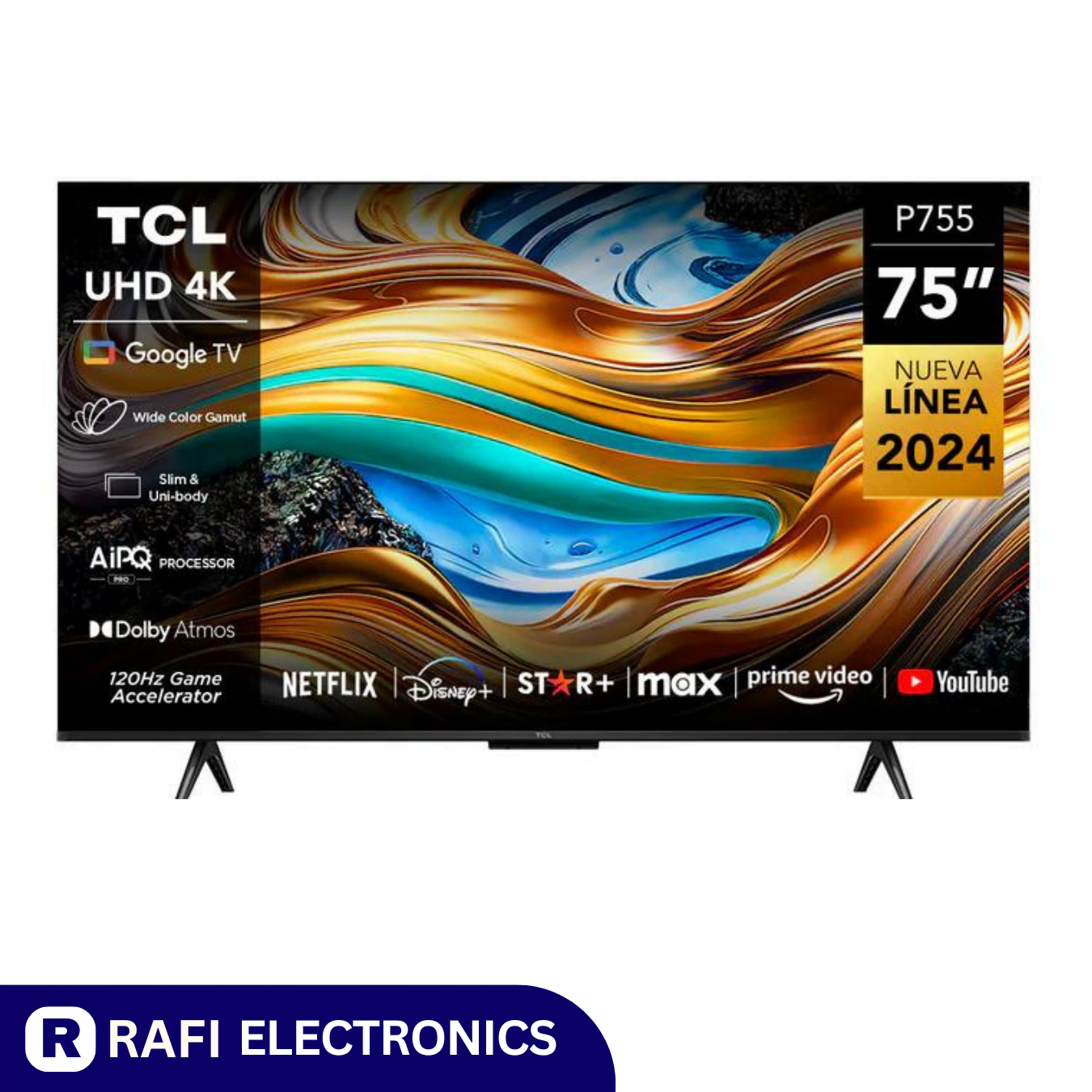 TCL 75 INCH 75P755 SMART & 4K UHD GOOGLE TV