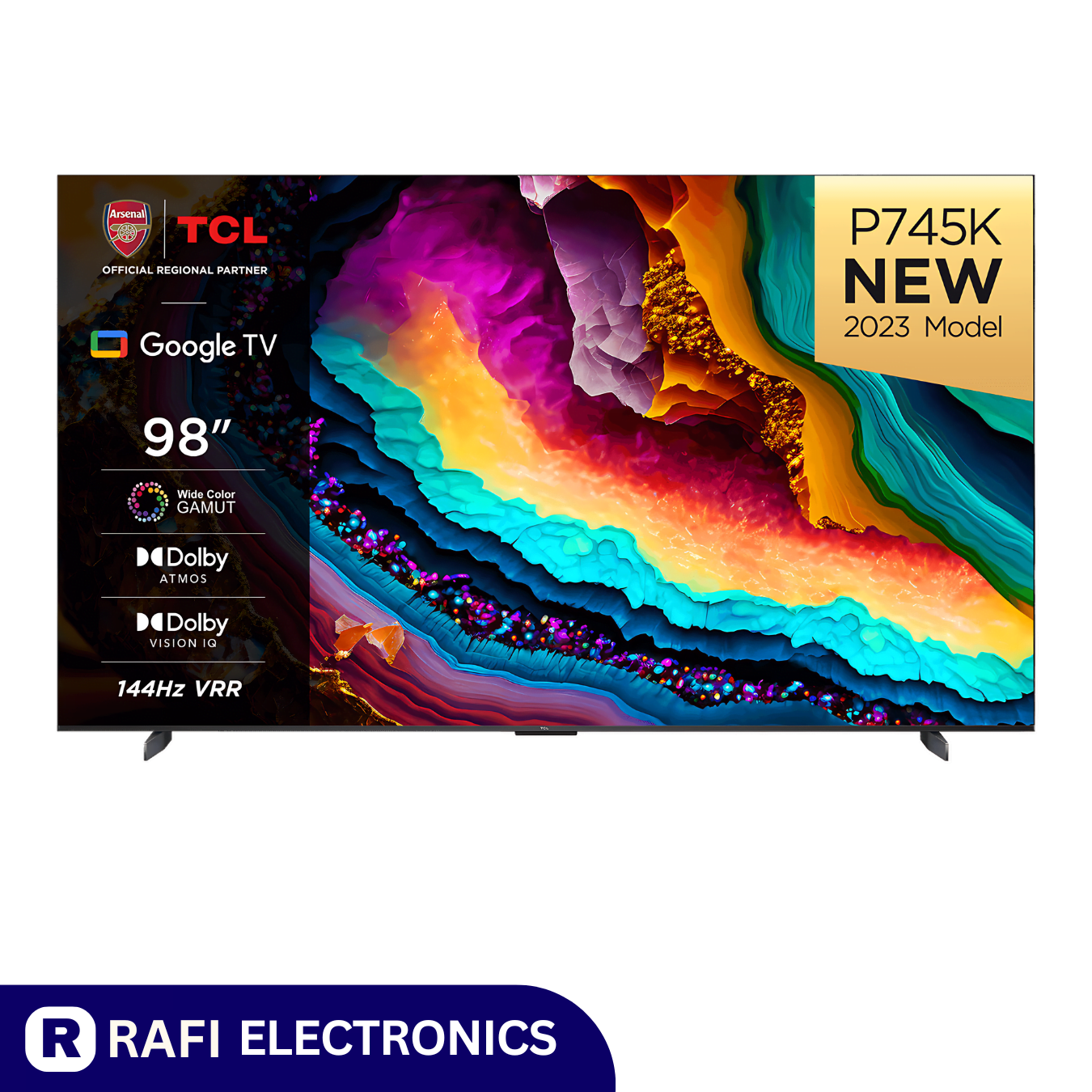 TCL 98 INCH 98P745 SMART & 4K UHD ANDROID TV