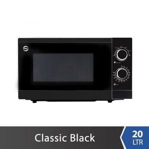 PEL Microwave Oven Classic Microwave 20Ltr - Black