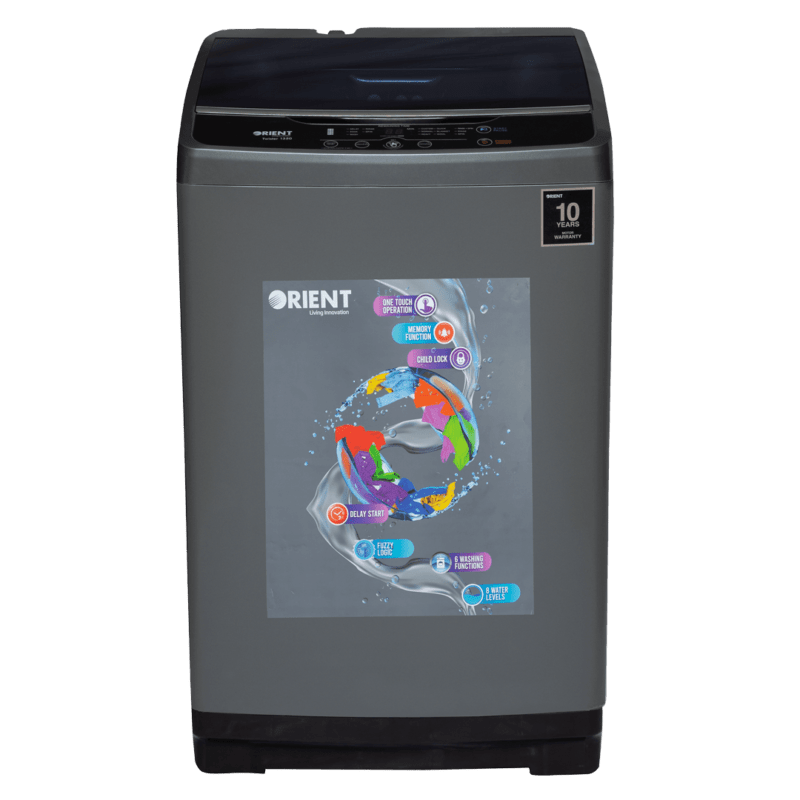 Orient Washing Machine Twister 9050 Metallic Grey