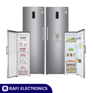 LG TWIN PAIR GR-B414ELFM/GR-F411ELDM PLATINUM SILVER Refrigerator - Rafi Electronics